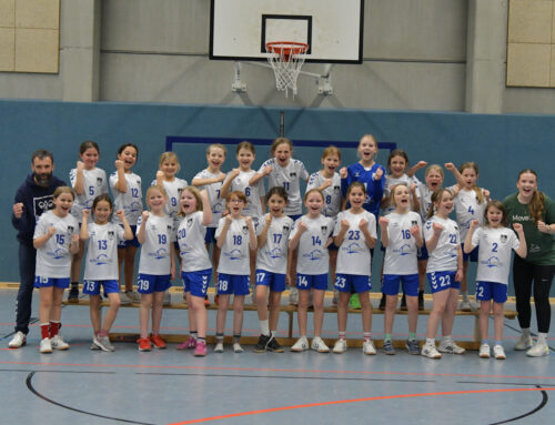 wE Adventstraining mit Eltern in neuen Trikots