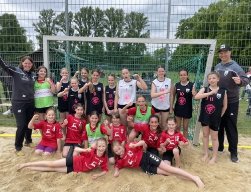 wD-Teams in Ahnatal beim Beachhandball